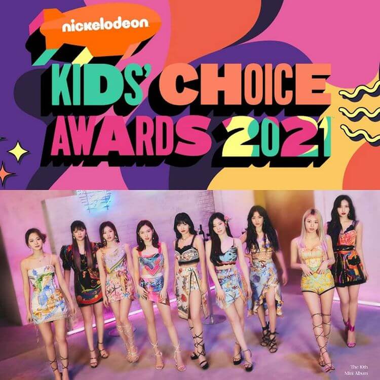 Twice es nominado a los kids choice awards